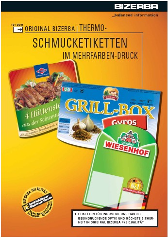 Bizerba papírok és címkék  - www.bizerba.hu